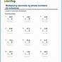 Multiplying Whole Numbers Worksheets