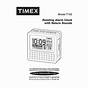 Timex T150 Clock User Manual
