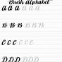 Free Worksheets For Calligraphy
