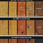 Fence Stain Color Chart
