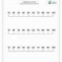 Free Printable Number Line To 100
