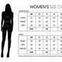 Universal Women's Size Chart