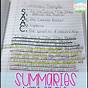 How To Write A Summary 4th Grade