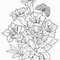 Flowers To Color Printable