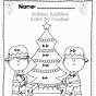 Free Color By Number Christmas Worksheets