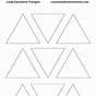 Equilateral Triangle Worksheets