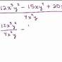 Divide A Polynomial By A Monomial