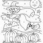 Halloween Color By Number Printable