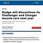 Dodge To Discontinue Charger And Challenger