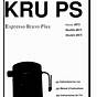 Krups 963 B Espresso Machine Manual