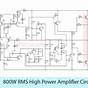500 W Amplifier Circuit Diagram