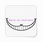 Printable Cheshire Cat Smile