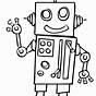 Robot Printable Coloring Pages