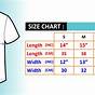 Us T-shirt Size Chart Cm