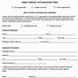 Printable Direct Deposit Authorization Form