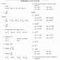 Radicals Worksheet With Answers Pdf