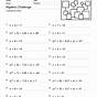 One Variable Equations Worksheets