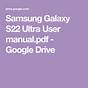 Galaxy S22 Ultra User Manual