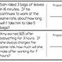 Proportions Word Problems Worksheet Pdf