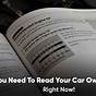 Owner Manuals For Cars