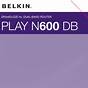 Belkin N600 Db Manual