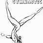 Gymnastics Printable Coloring Pages