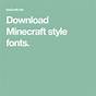 Fonts That Work In Minecraft