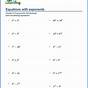 Exponents Worksheet For Grade 6