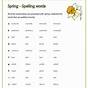 Spelling Word Worksheet