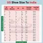 Us India Shoe Size Chart