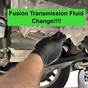 2013 Ford Fusion Transmission Fluid Level Check