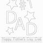 Father's Day Worksheets Preschool