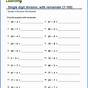 Primary 4 Division Worksheets
