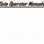 Stanley Gate Operator Wiring Diagram