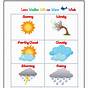 Kids Weather Chart
