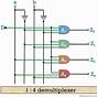 1 To 4 Demultiplexer Circuit Diagram