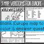 Europe After Ww2 Map Worksheet