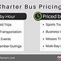 Charter Bus Cost Estimate