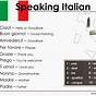 Italian Worksheets For Beginners