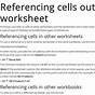 Excel Formula To Reference Cell A1 From Alpha Worksheet