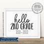 First Day Of 4th Grade Free Printable 2022