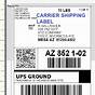 Printable Ups Shipping Label
