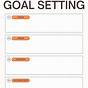 Fitness Goal Setting Worksheets