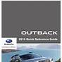 Subaru Outback 2016 Manual