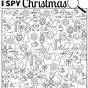 I Spy Christmas Worksheet