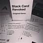 Printable Black Card Revoked Questions And Answers Pdf