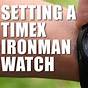 Timex Ironman How To Set Time