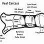 Veal Cuts Chart Meat