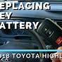 Toyota Highlander Battery Charging Indicator