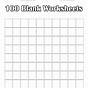 Free Printable 100 Chart Blank